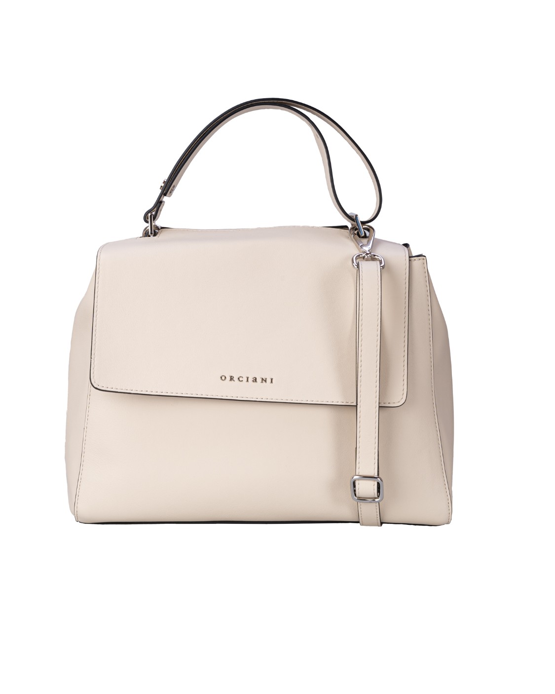 shop ORCIANI  Borsa: Orciani borsa Sveva Madlen media, in pelle, con tracolla.
Tasche: tre interne, di cui una con zip.
Chiusura: patta con bottone magnetico.
Manico allungabile.
Tracolla ricamata, rimovibile e regolabile.
Tracolla di servizio regolabile.
Finitura palladio.
Profili neri a contrasto.
Dimensioni: Larghezza: 32 cm, Altezza: 24 cm, Profondità: 15 cm.
Composizione: 100% pelle.
Made in Italy.. BT2006 MDL-LATTE number 5358108